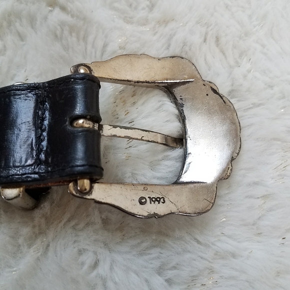 Brighton 1993 Vintage Croc Embossed Belt main image 8